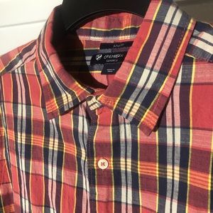 Cremieux button up shirt sleeve